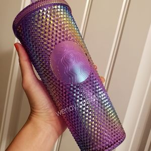 💞 NEW 💞 Starbucks Korea Collection Studded Purple Oilslick